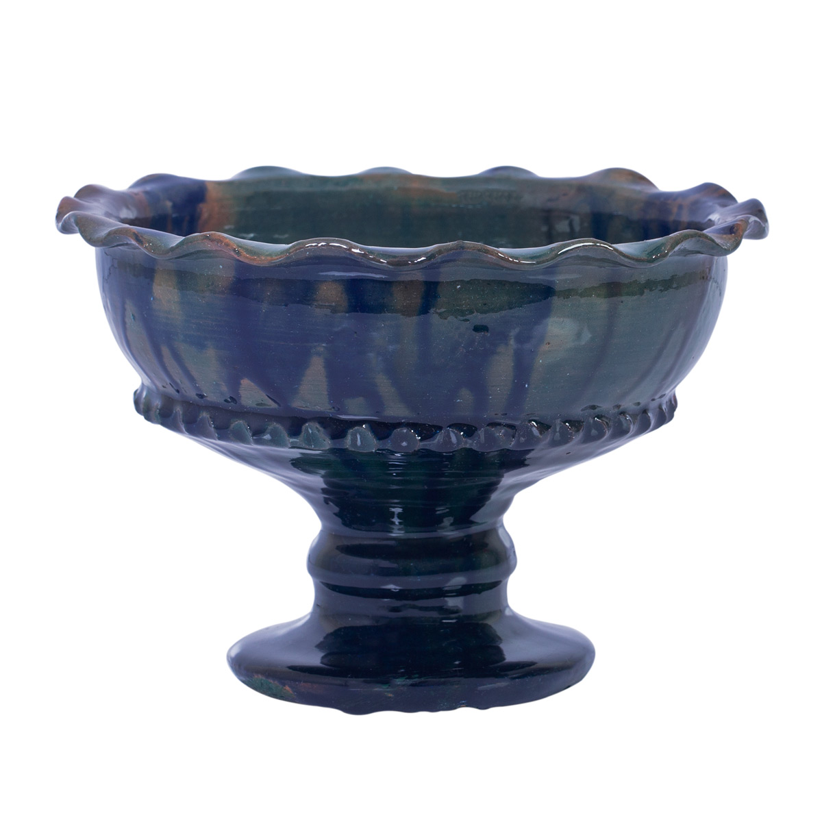 Istalif Ceramic Footed Dry Fruit Bowl