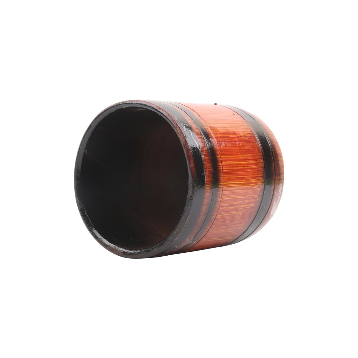 Black Shaded Ceramic Glass | Handmade Rustic Glass