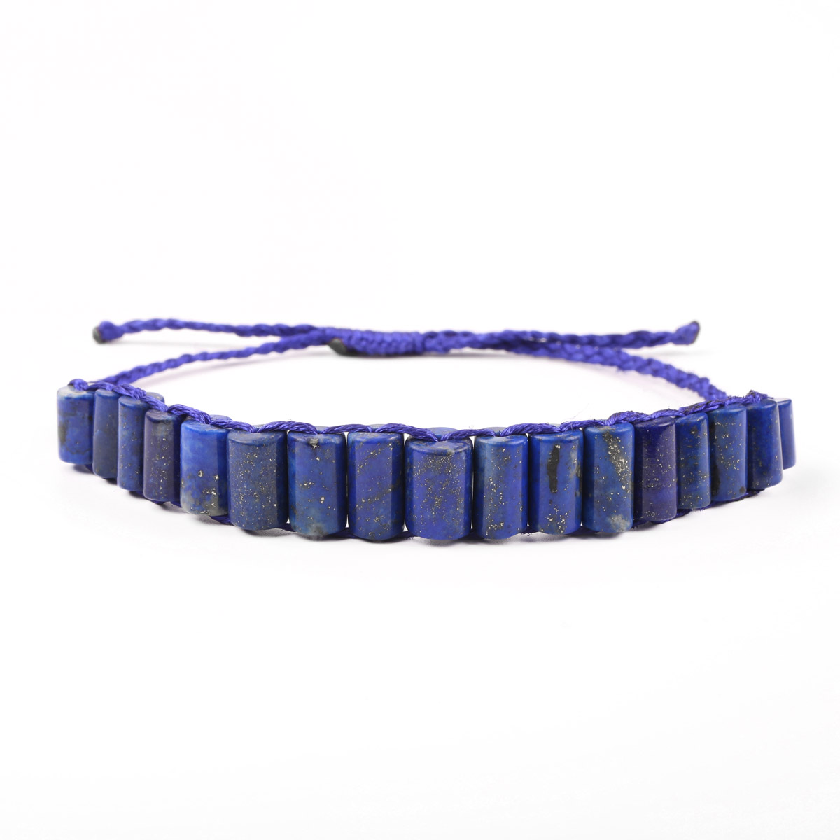 Lapis Beaded Bracelet | Bar Bracelet