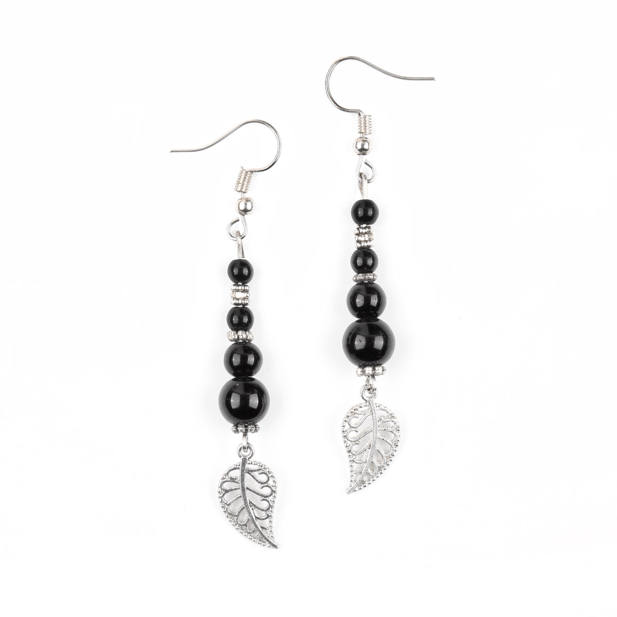 Agate Hook Earrings | Silver Drop Earrings