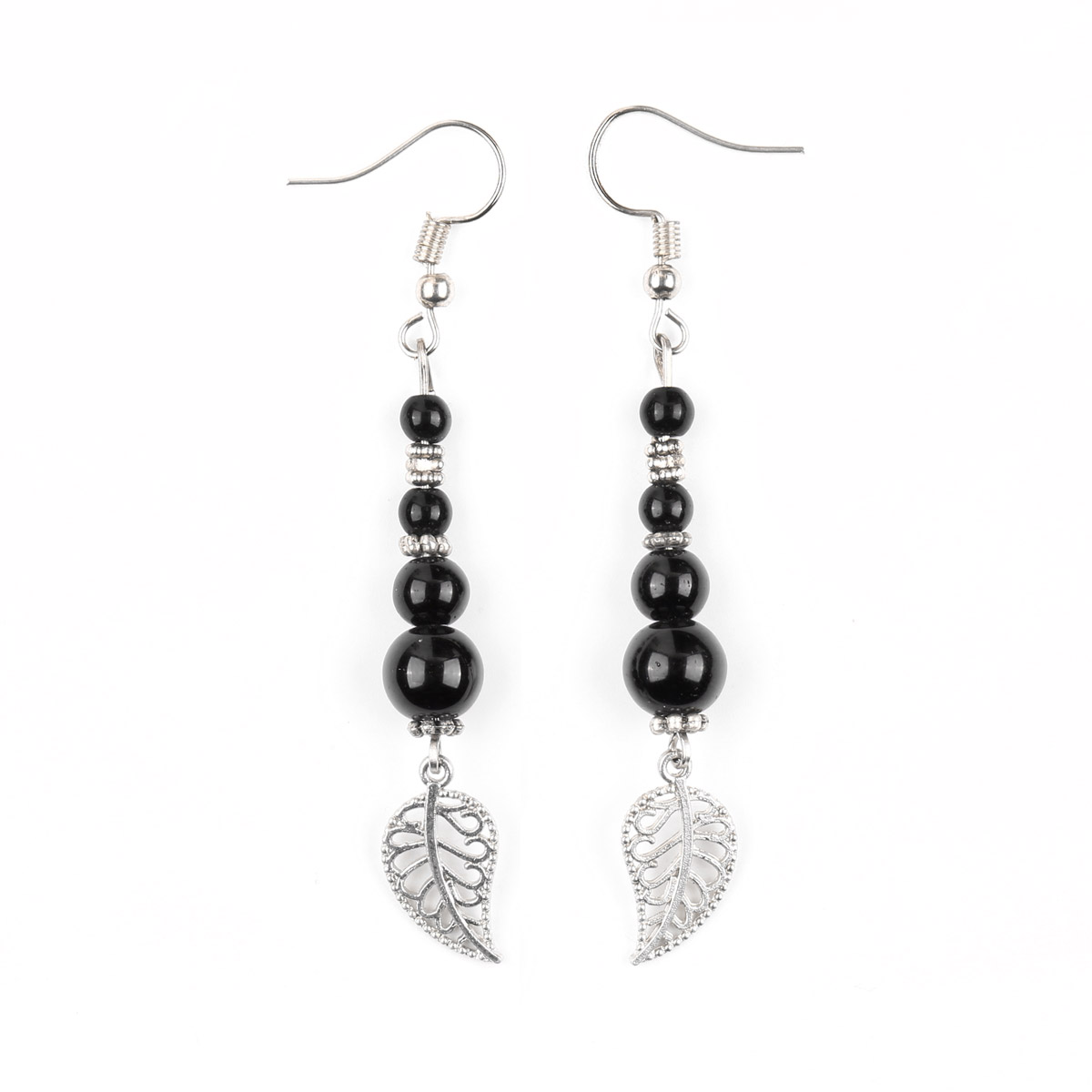 Agate Hook Earrings | Silver Drop Earrings