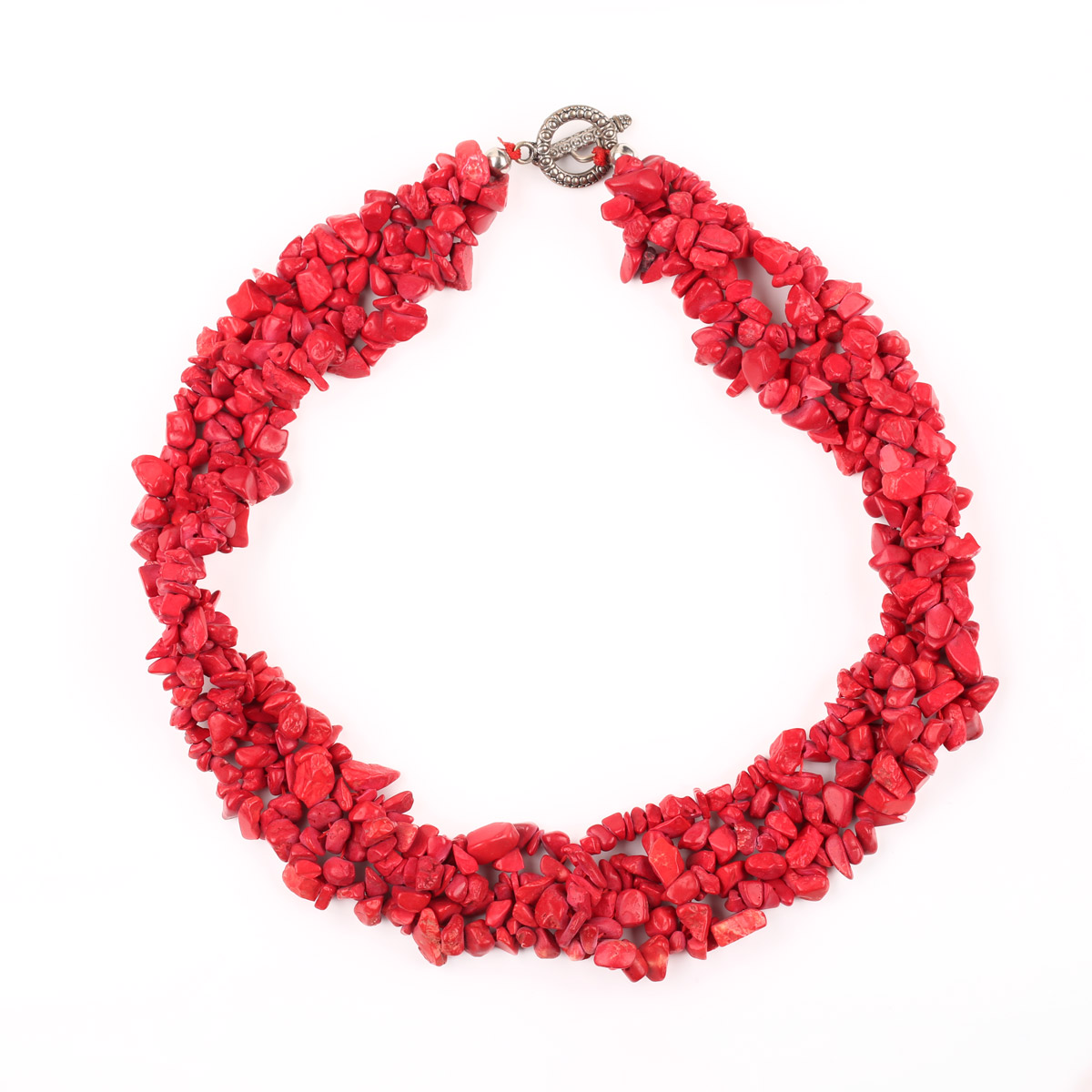 Marjan Jewelry Set | Braided Choker Set With Earrings and Bangle