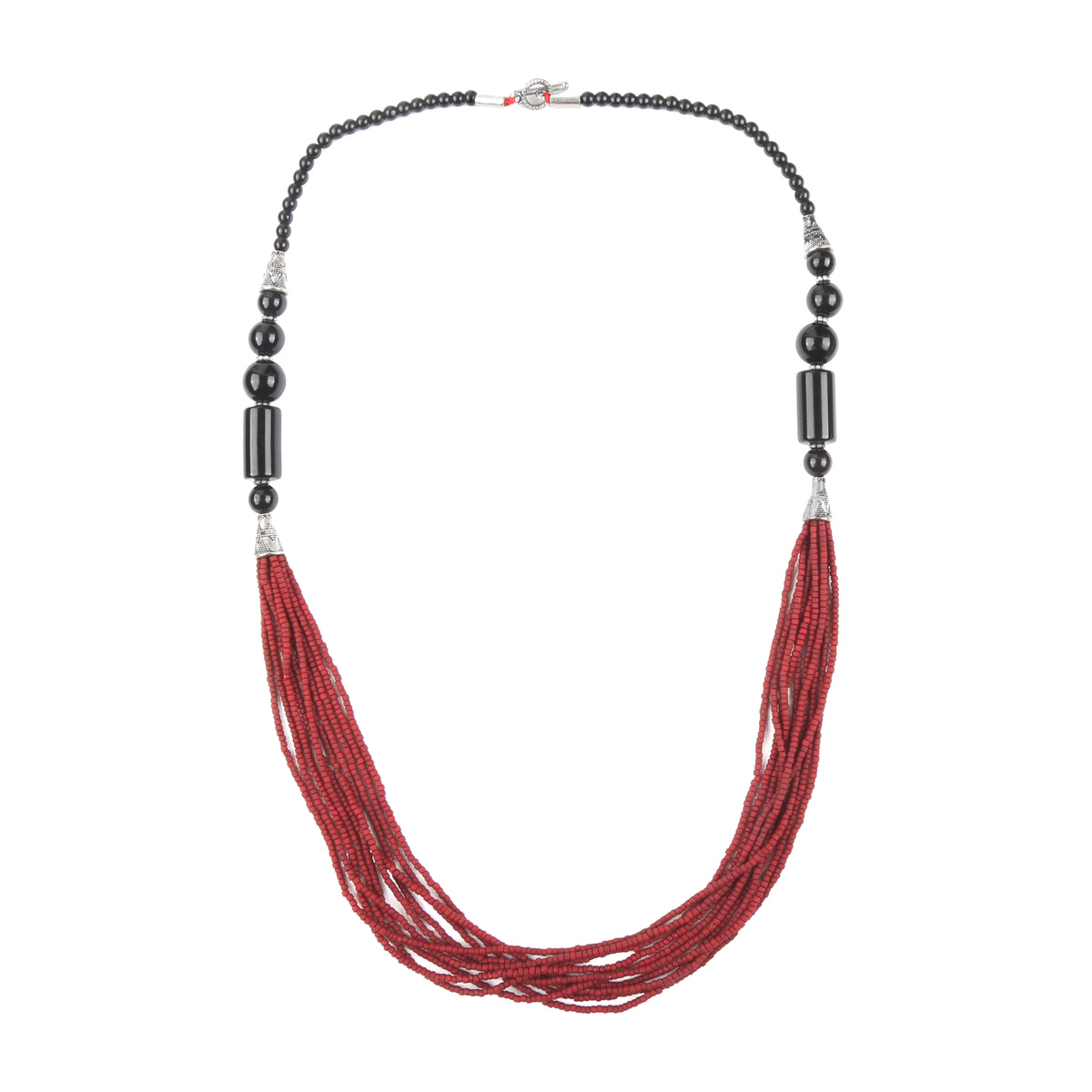 Agate Stone Jewelry Set | Multi-Layered Necklace With Bracelet