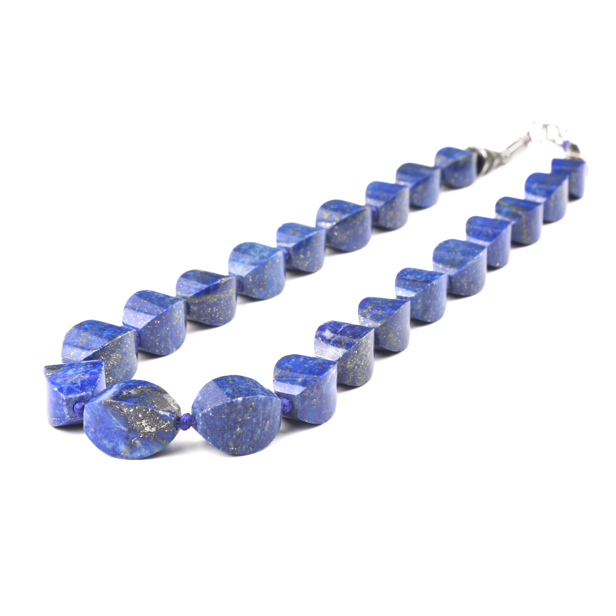 Lapis Drop Necklace | Beaded Pendant 