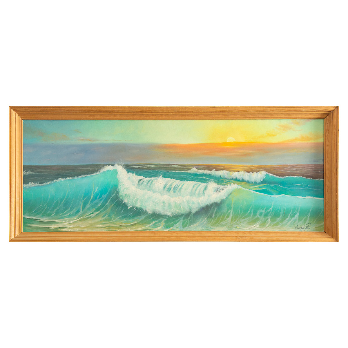 Water Waves Beautiful Painting