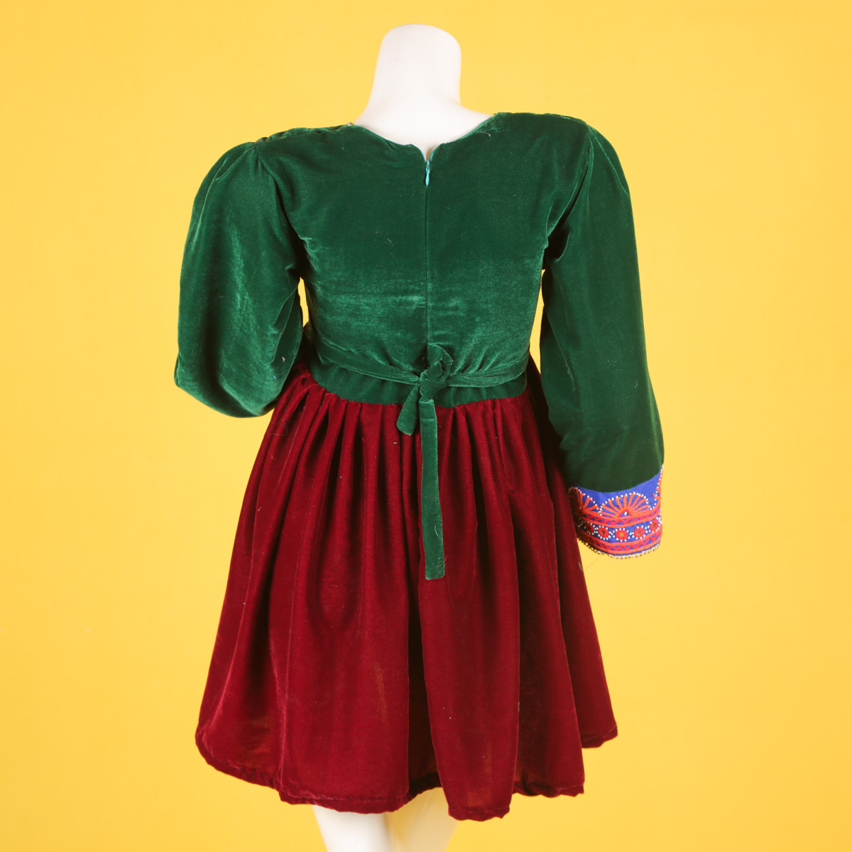 Velvet Casual Wear Frock | Cross-Stitch Short Frock