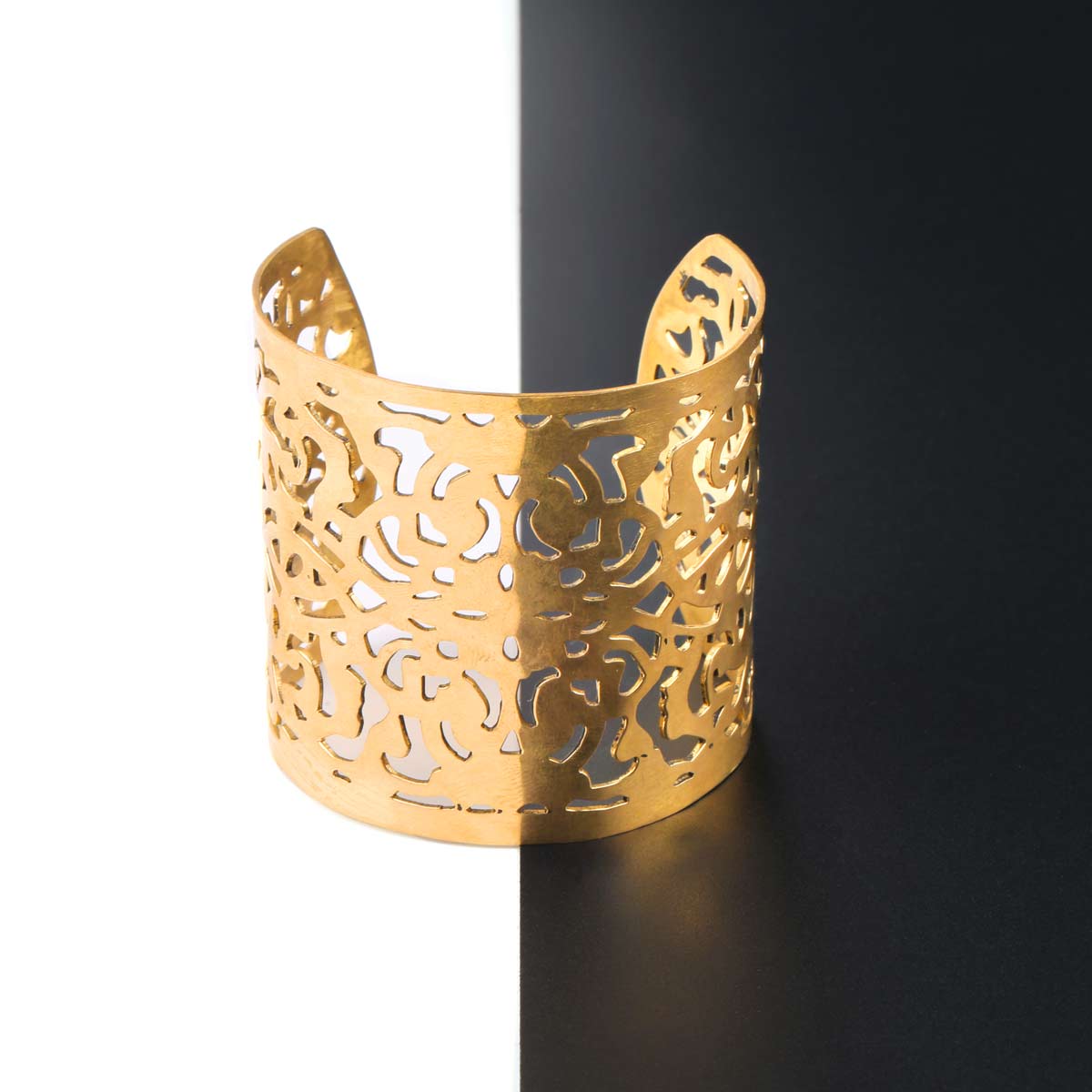 Golden Engraved Bracelet