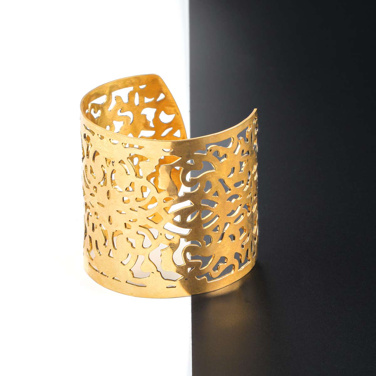 Golden Engraved Bracelet