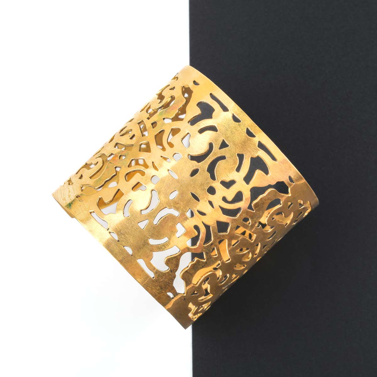 Golden Engraved Bracelet