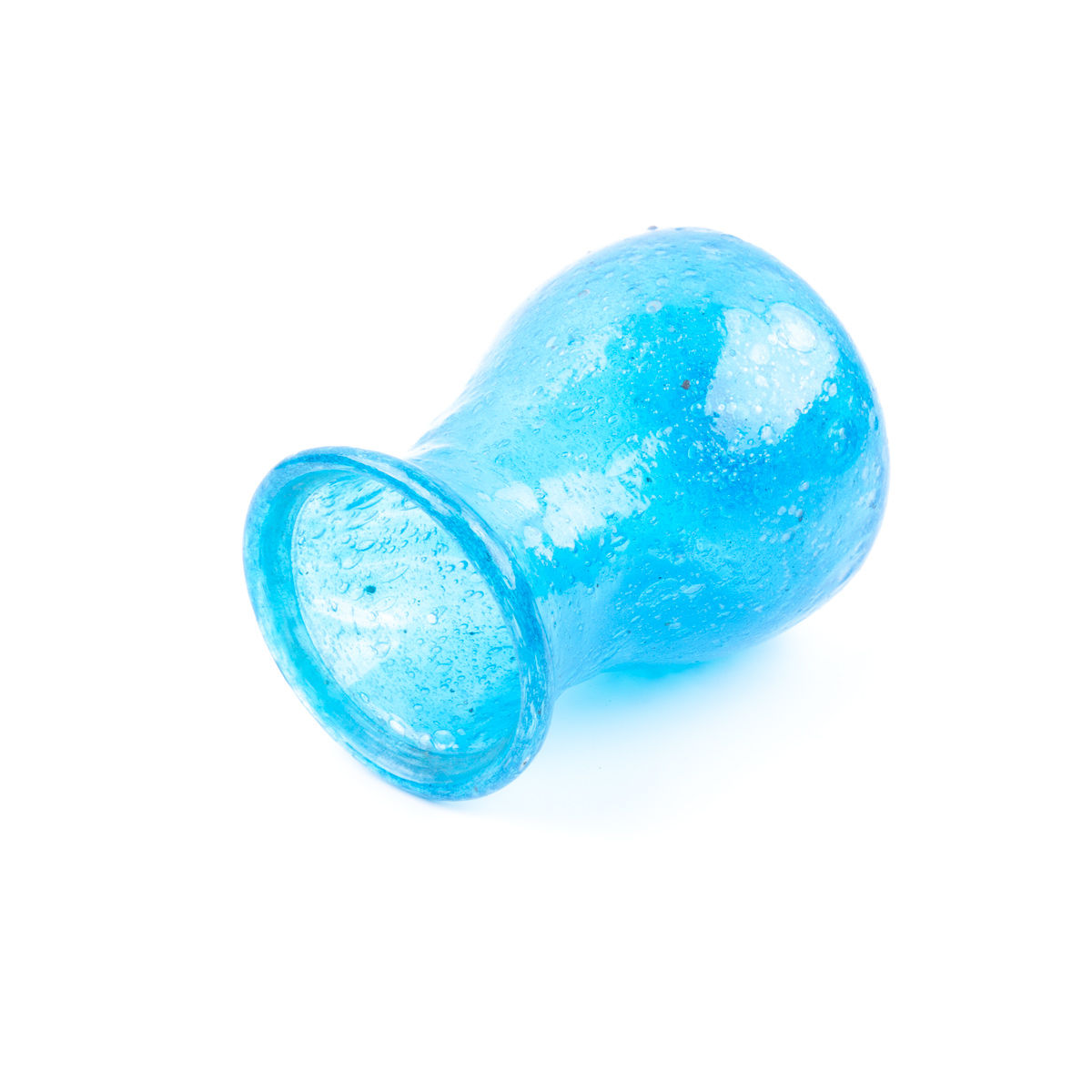 Blue Handmade Flower Pot | Small Glass Bouquet Flower Vase