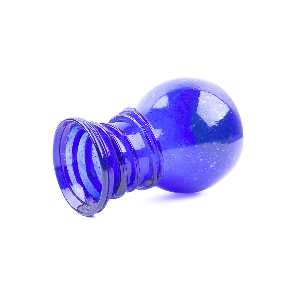 Bouquet Glass Handmade Flower Pot | Blue Medium Flower Vase
