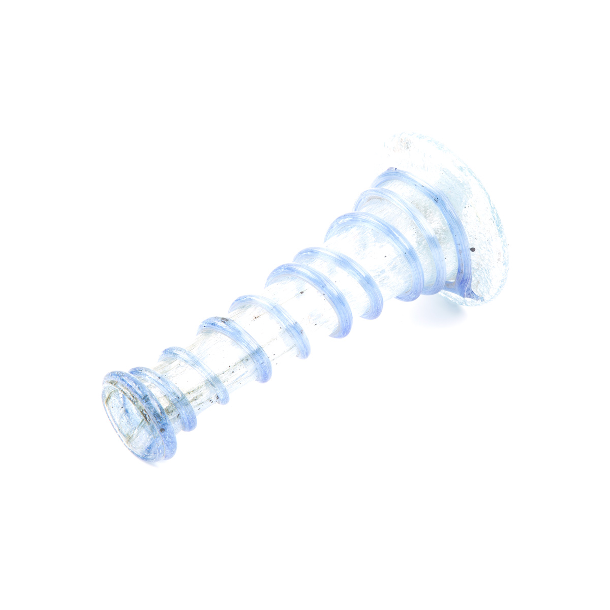 White Cylinder Candle Pot | Handmade Glass Candle Holder