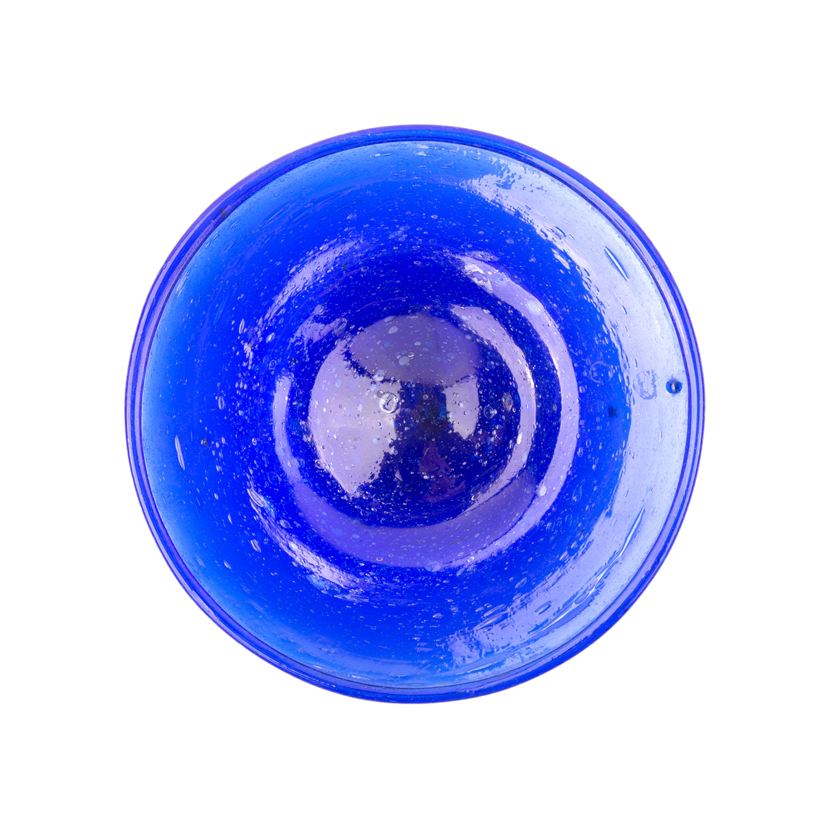 Blue Handmade Glass Plate | Classic Serving Plate