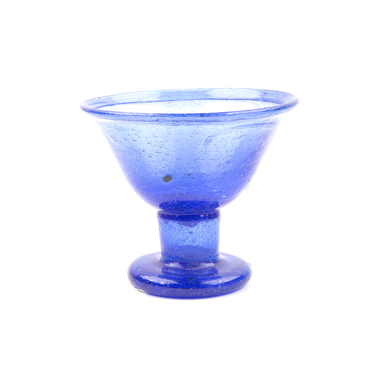 Handmade Ice-Cream Glass | Blue Glass Ice-Cream Coupe