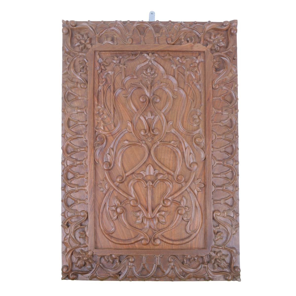 Walnut Wooden Tableau | Engraved Wall-Hanging Wooden Frame
