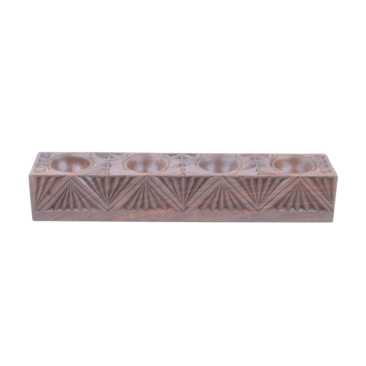 Walnut Salt & Pepper Pinch Pot | Rectangle Pinch Pot
