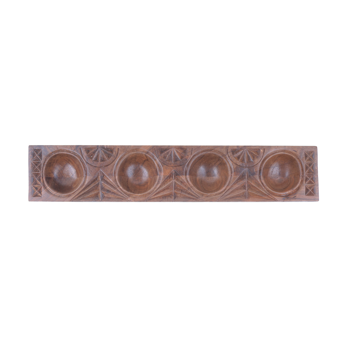 Walnut Salt & Pepper Pinch Pot | Rectangle Pinch Pot