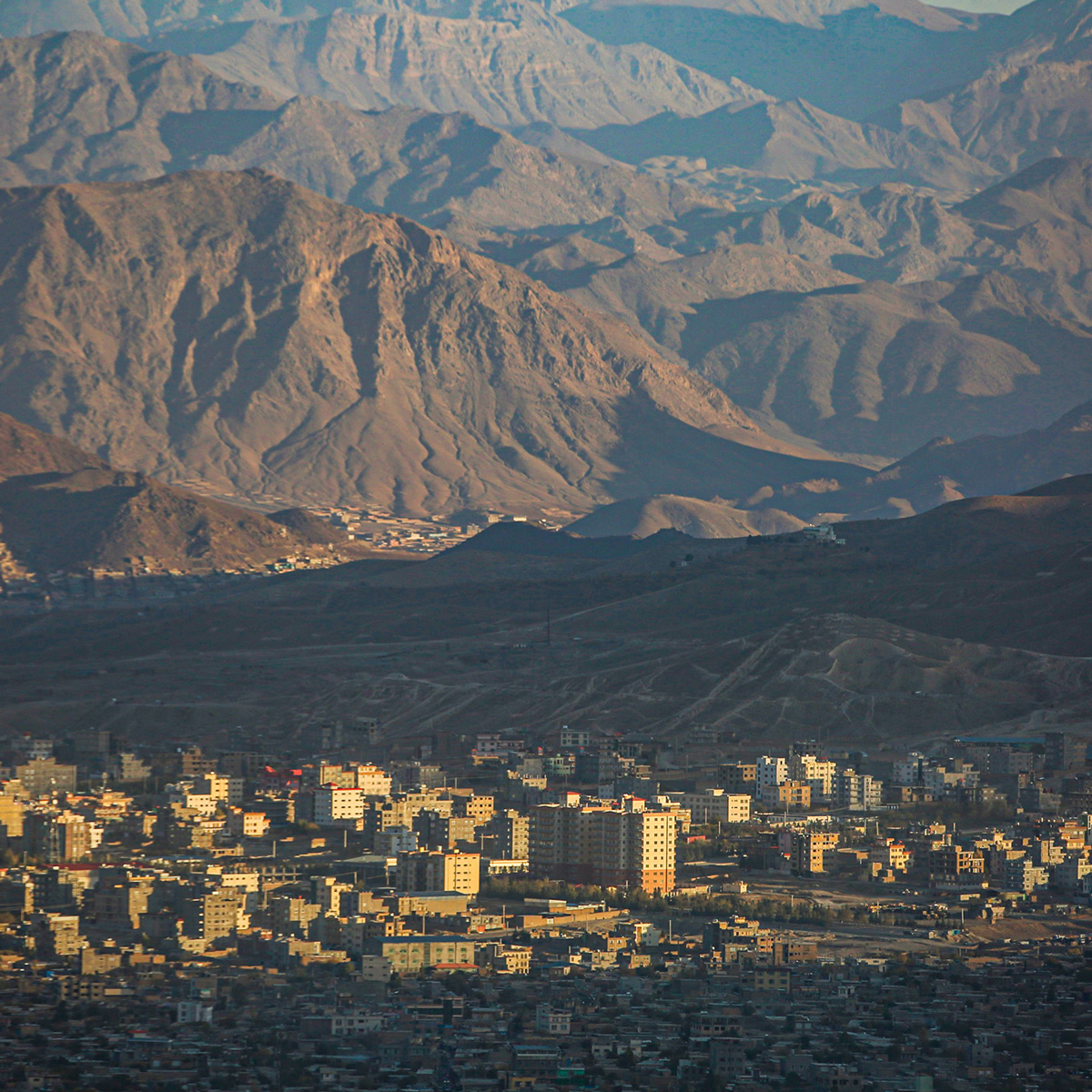 Kabul City Homes Landscape Photo |  Wall-Hanging Photo
