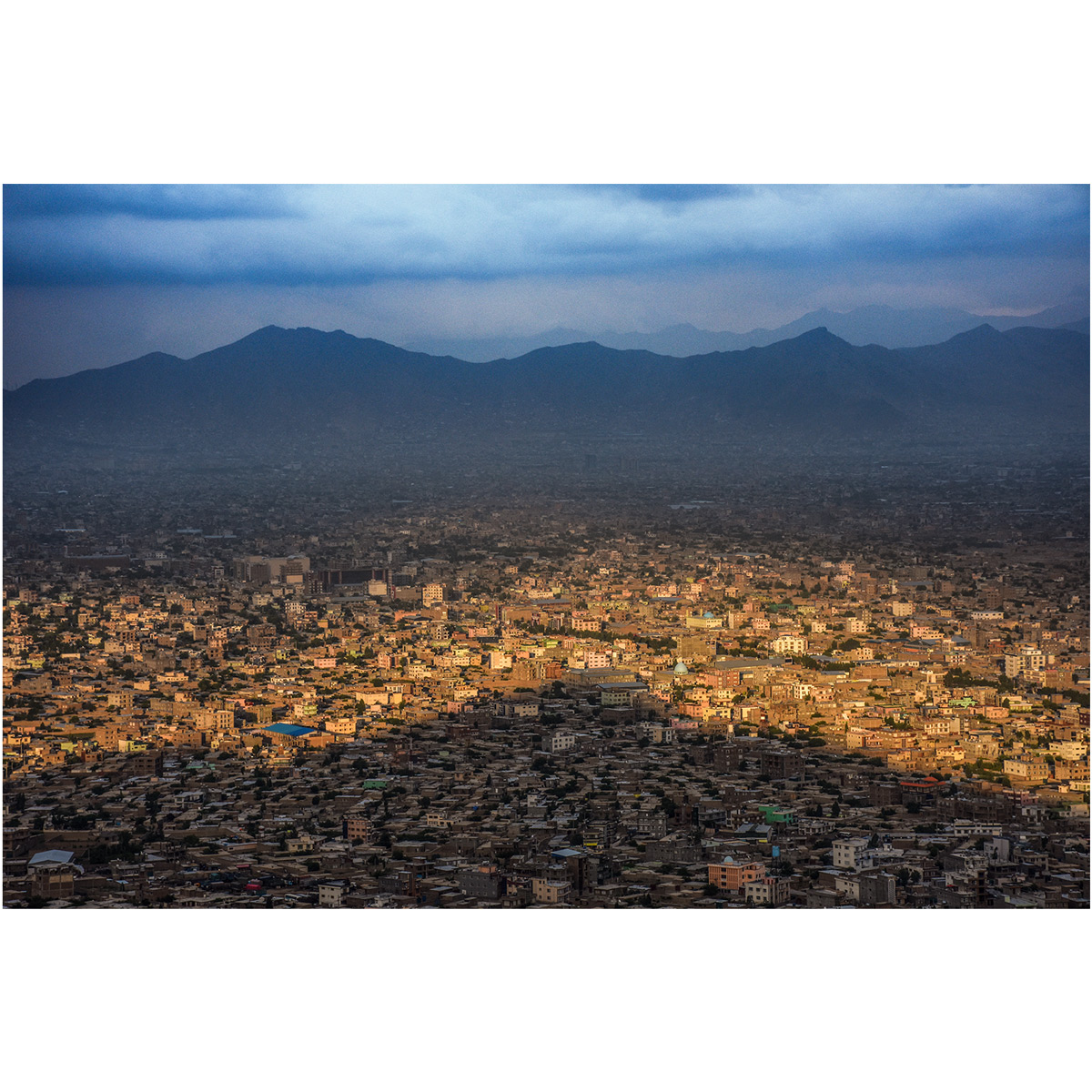 Kabul Sunlit Cityscape Photo | Kabul Landscape Horizon Photo