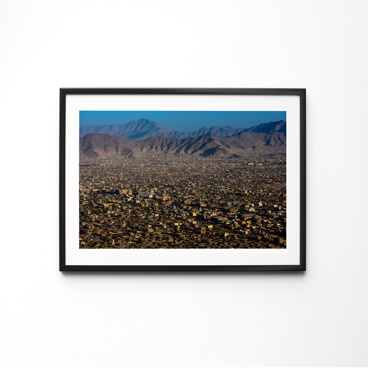 Kabul City from Above: Aerial View | Landscape Photo