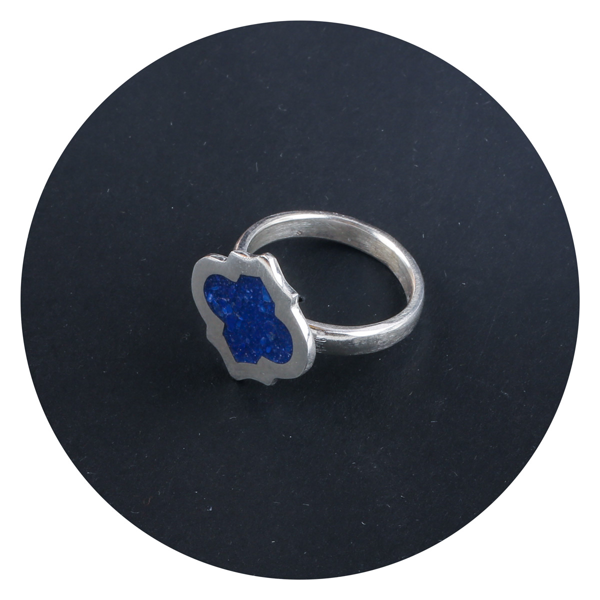 Azure Lapis Handmade Women Ring