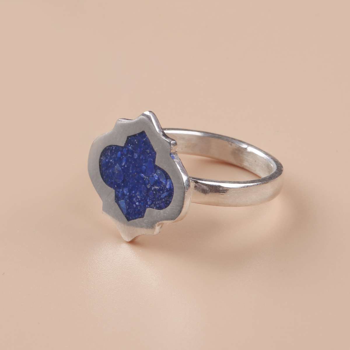 Azure Lapis Handmade Women Ring