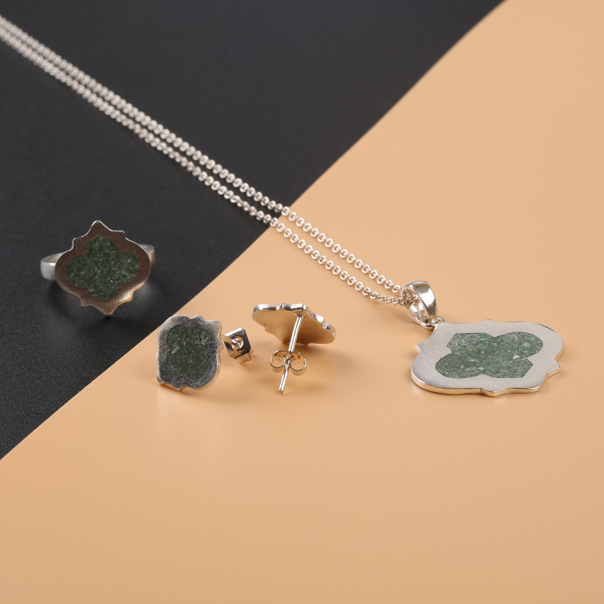 Bamyan Turquoise Handmade Jewelry Set