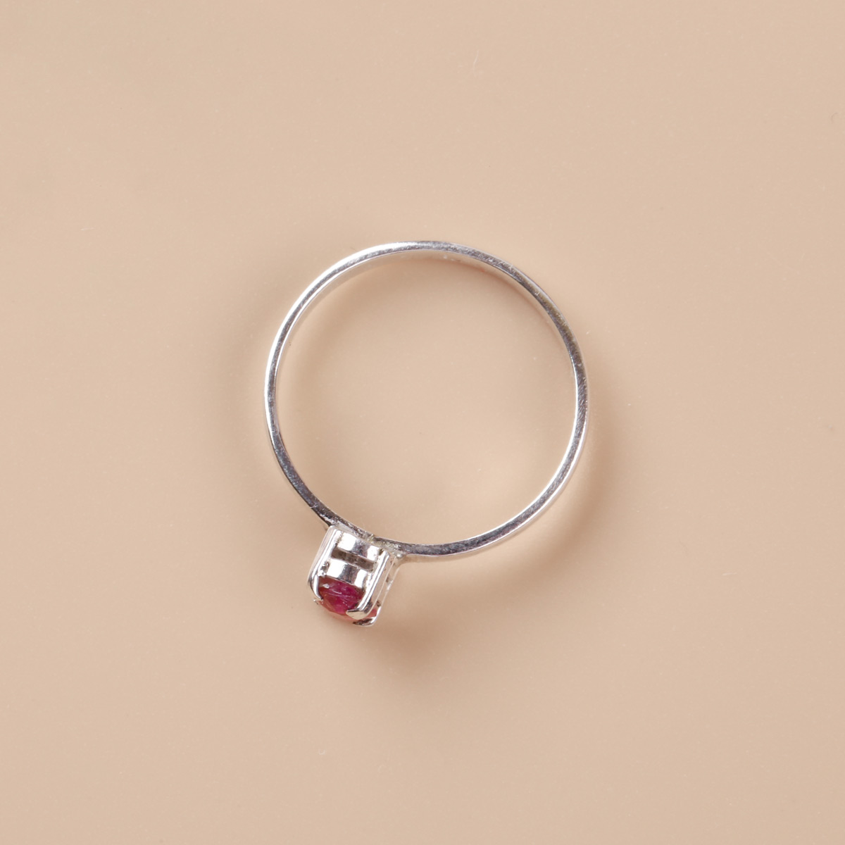 Afghan Women Ruby Ring| Silver Handmade Ring