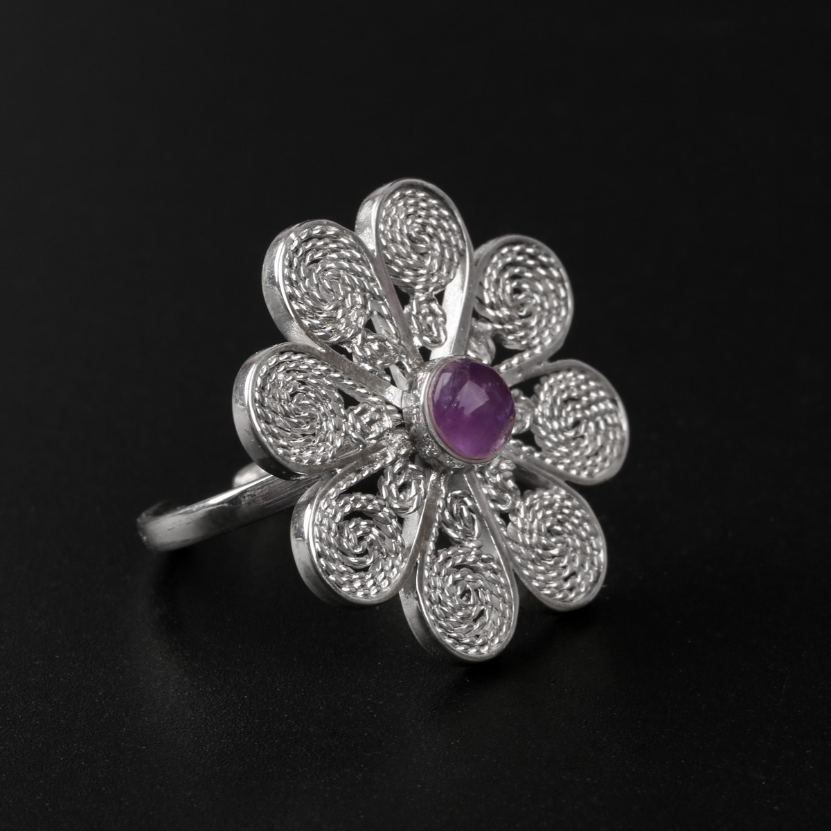 Flower Design Women Ring| Best Florid Ring 
