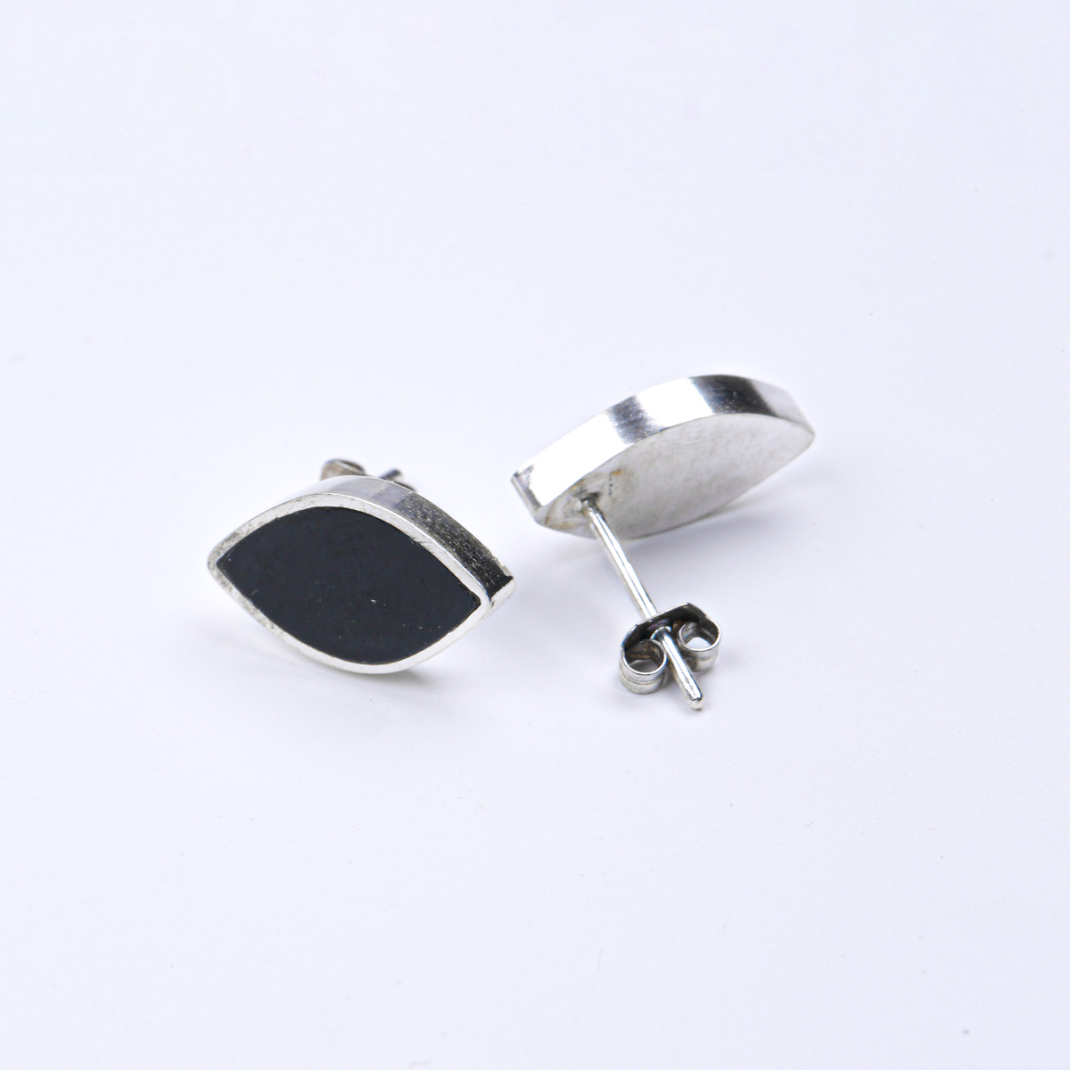 Agate Studs | Leaf Styled Studs 