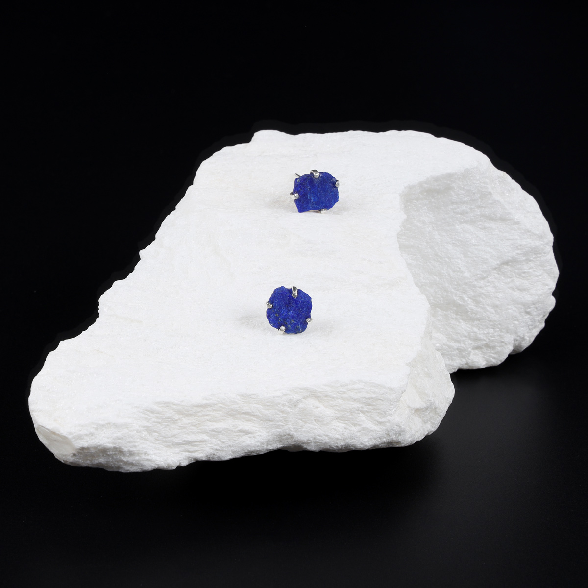 Lapis Stud Earrings