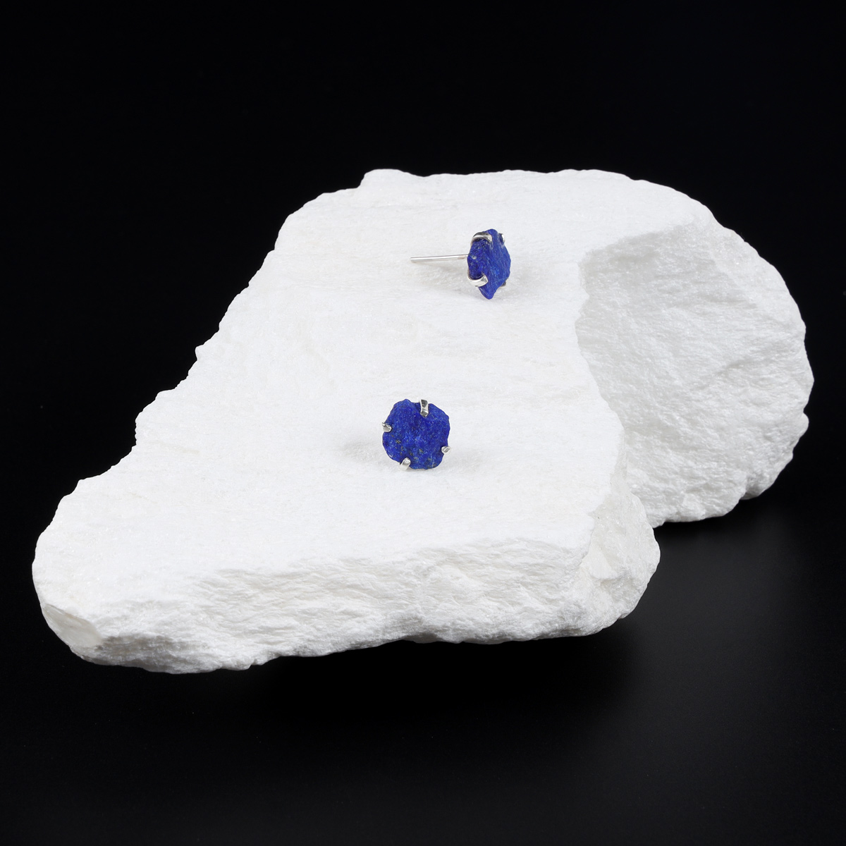 Lapis Stud Earrings