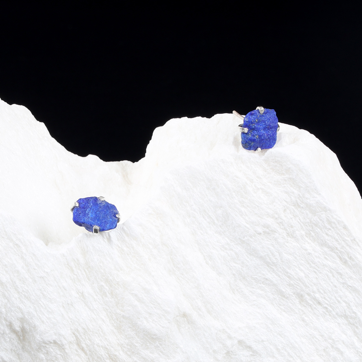 Lapis Stud Earrings