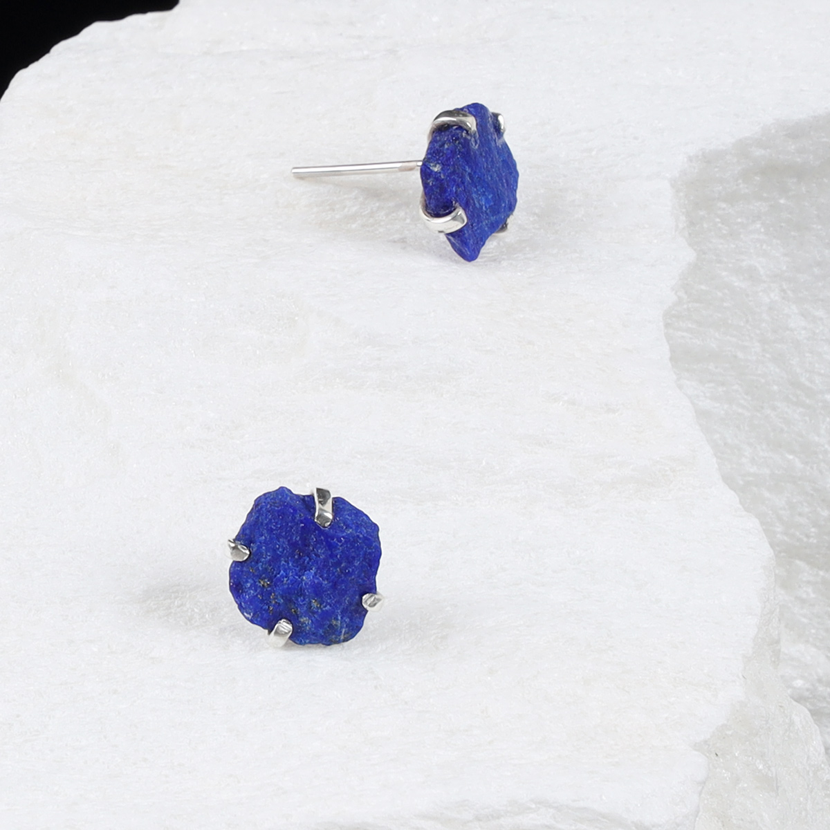 Lapis Stud Earrings