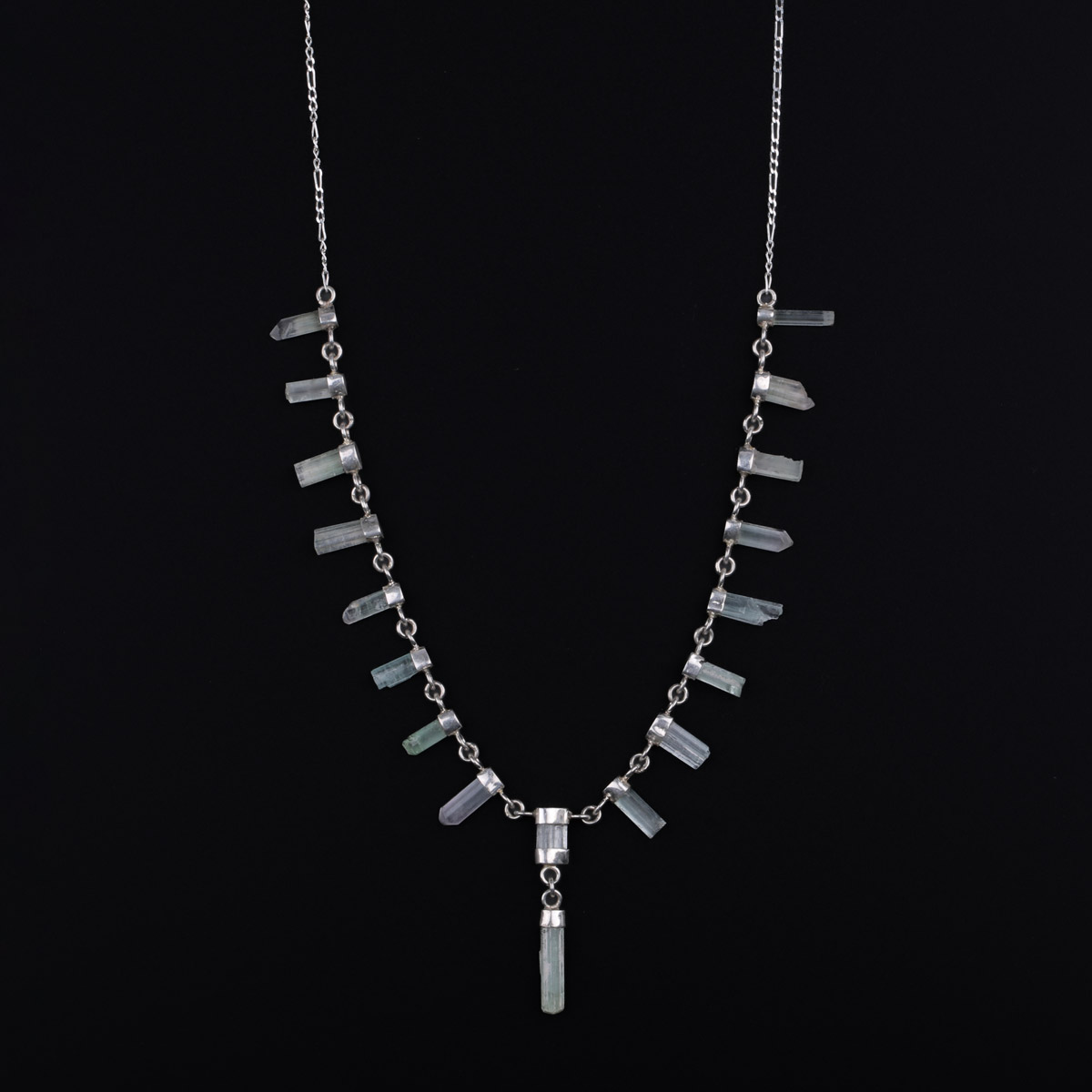 Turmaline Rough Necklace | Drop Pendant 