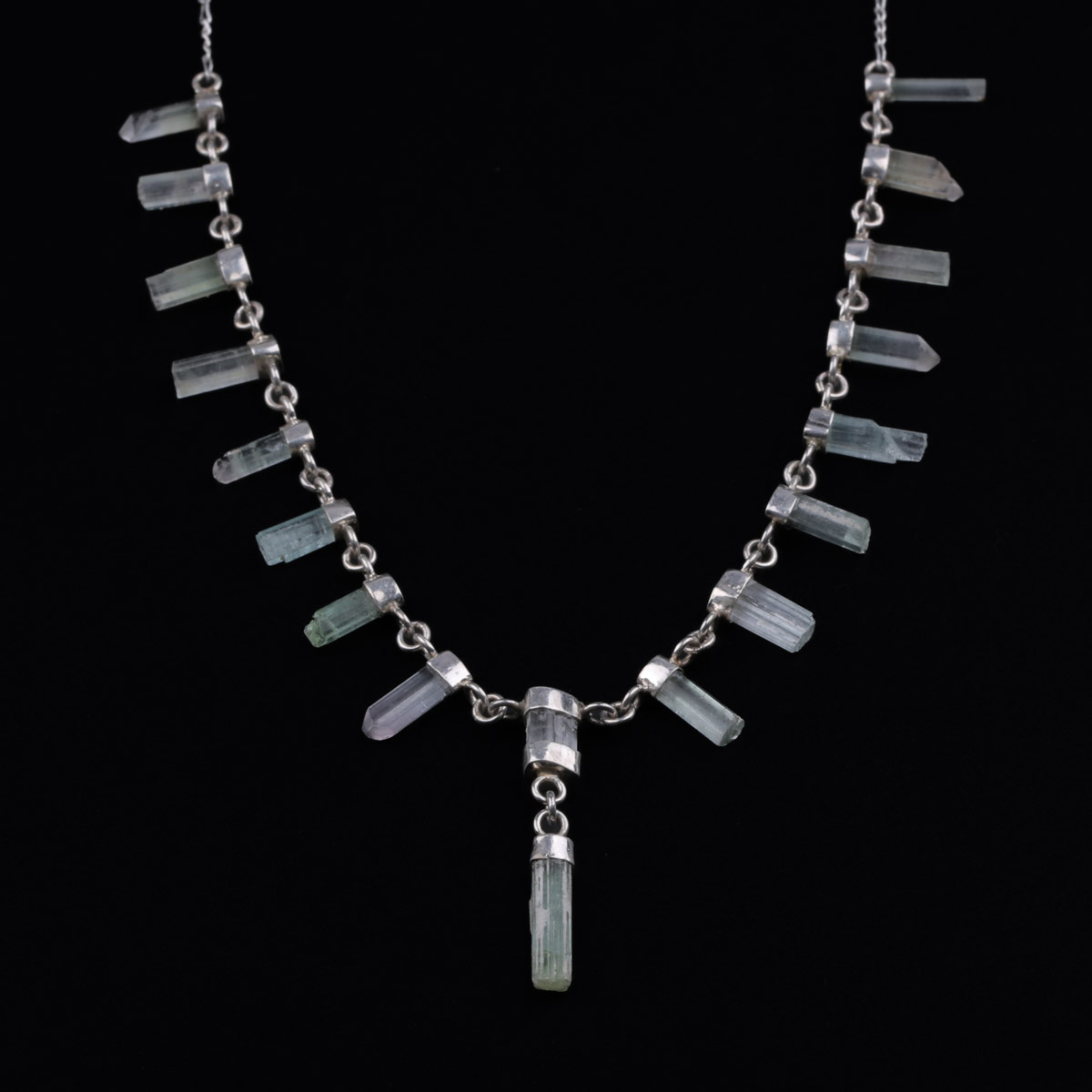 Turmaline Rough Necklace | Drop Pendant 