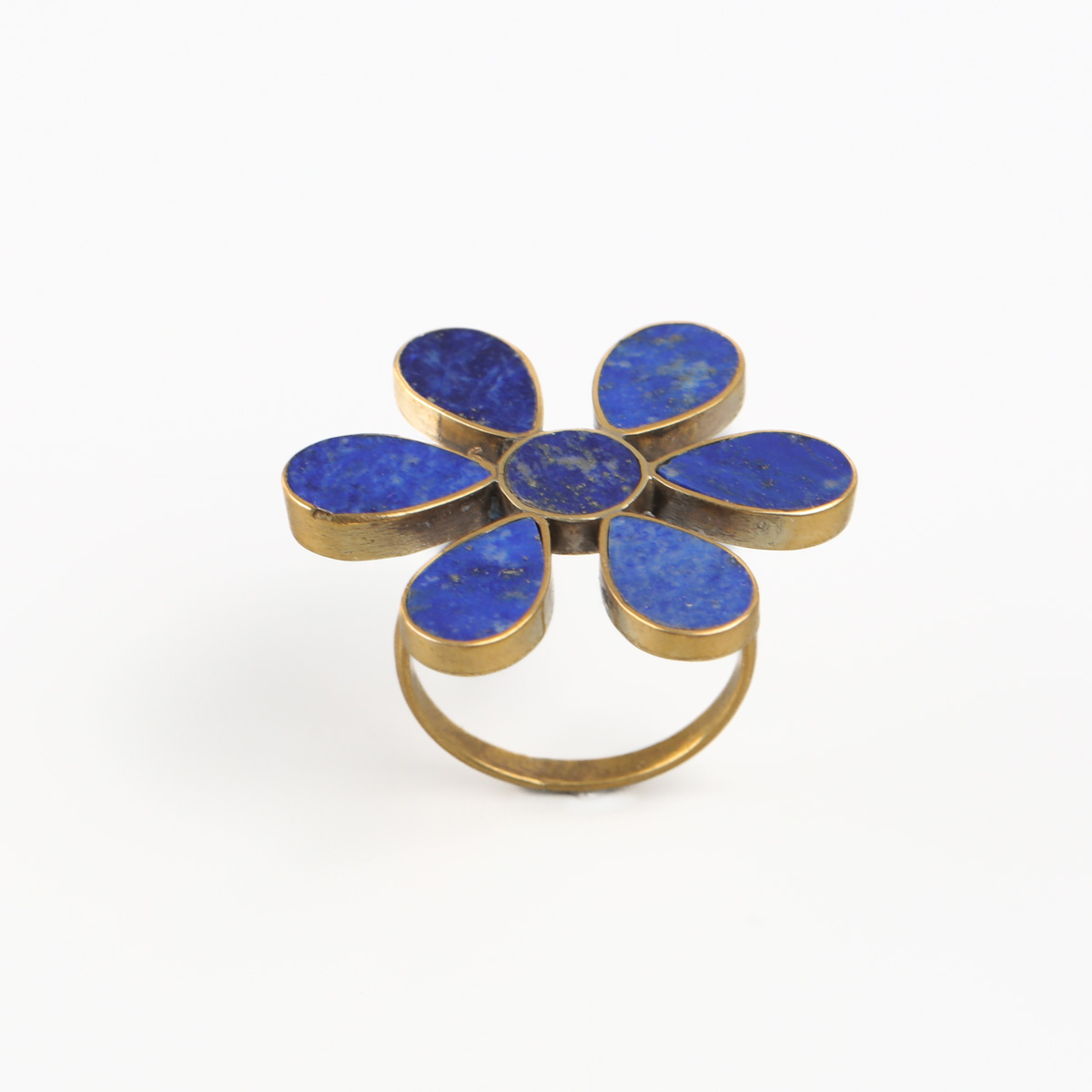 Floral Design Ring | Brass Ring