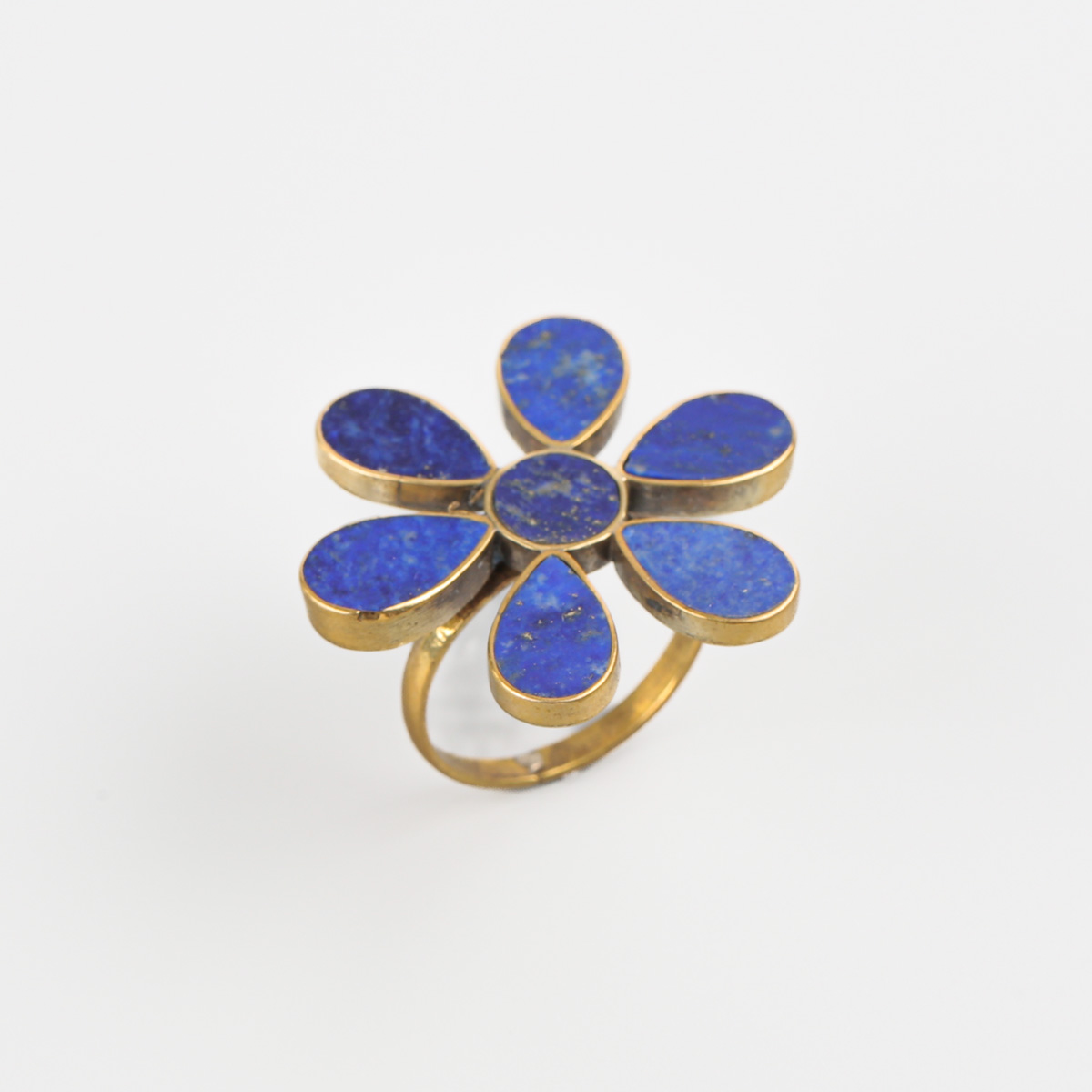 Floral Design Ring | Brass Ring