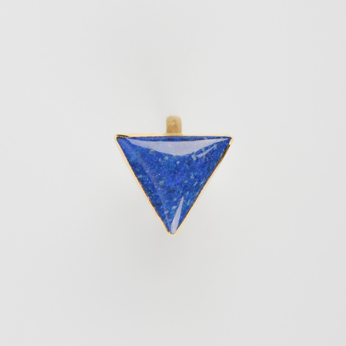 Triangle Flat Ring | Brass Ring