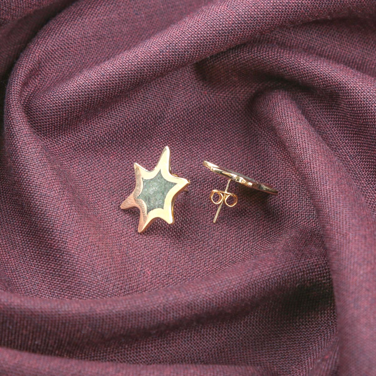 Bamyan Turquiose Big Star Stud Earrings SetBamyan Turquiose Big Star Stud Earrings Set
