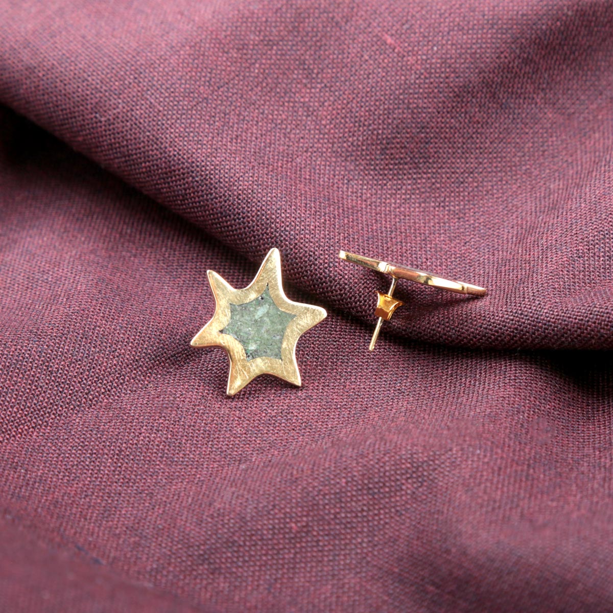 Bamyan Turquiose Big Star Stud Earrings SetBamyan Turquiose Big Star Stud Earrings Set
