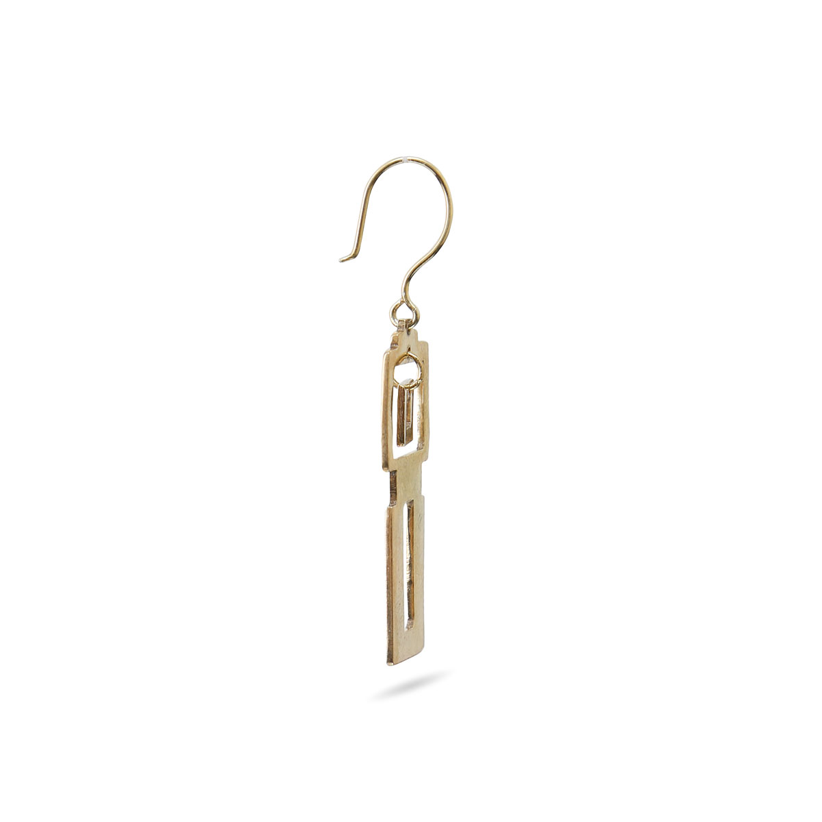 Gold Plated Dangle Earrings | Drop Hook Earrings