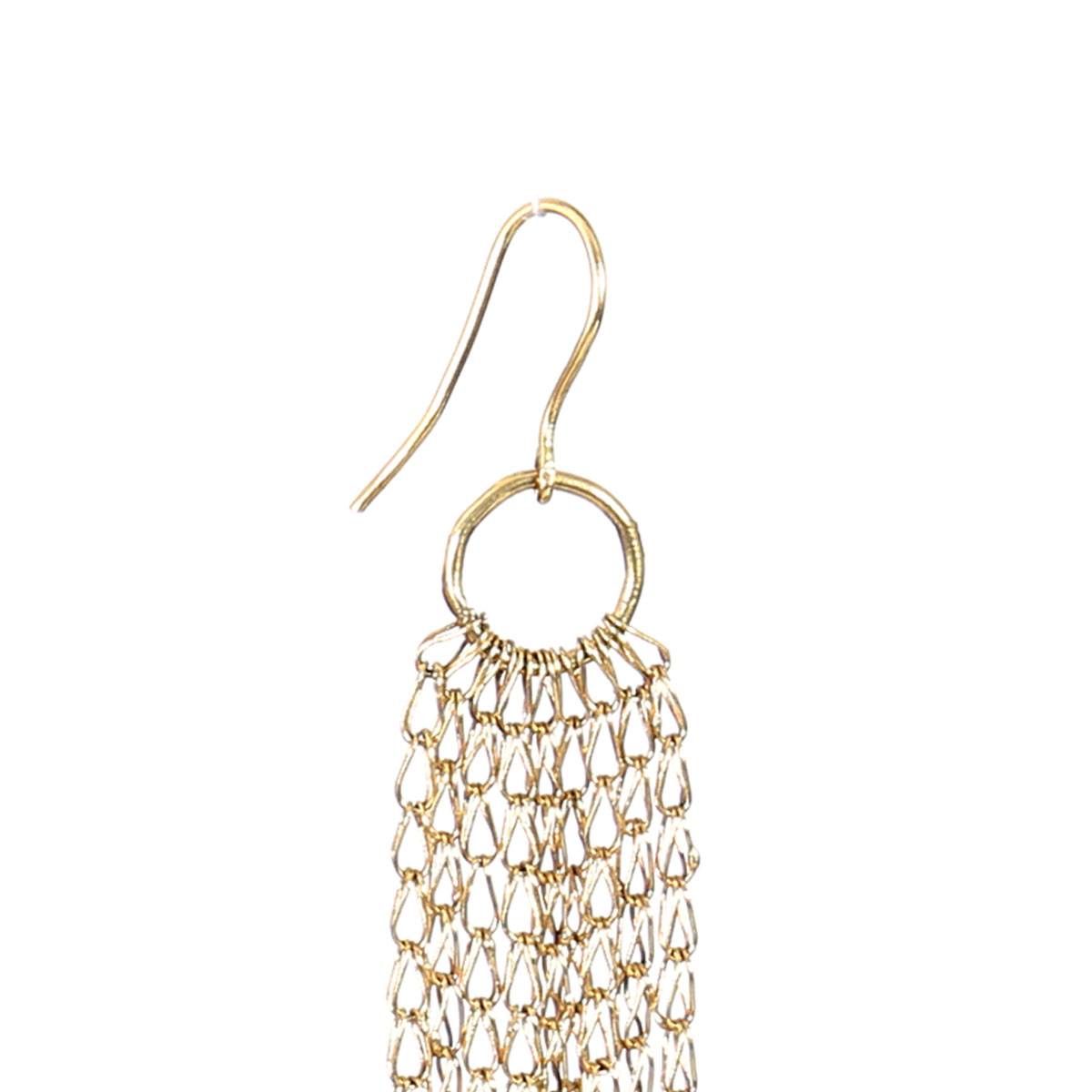 Gold Plated Shoulder Earrings | Drop Hook Earrings