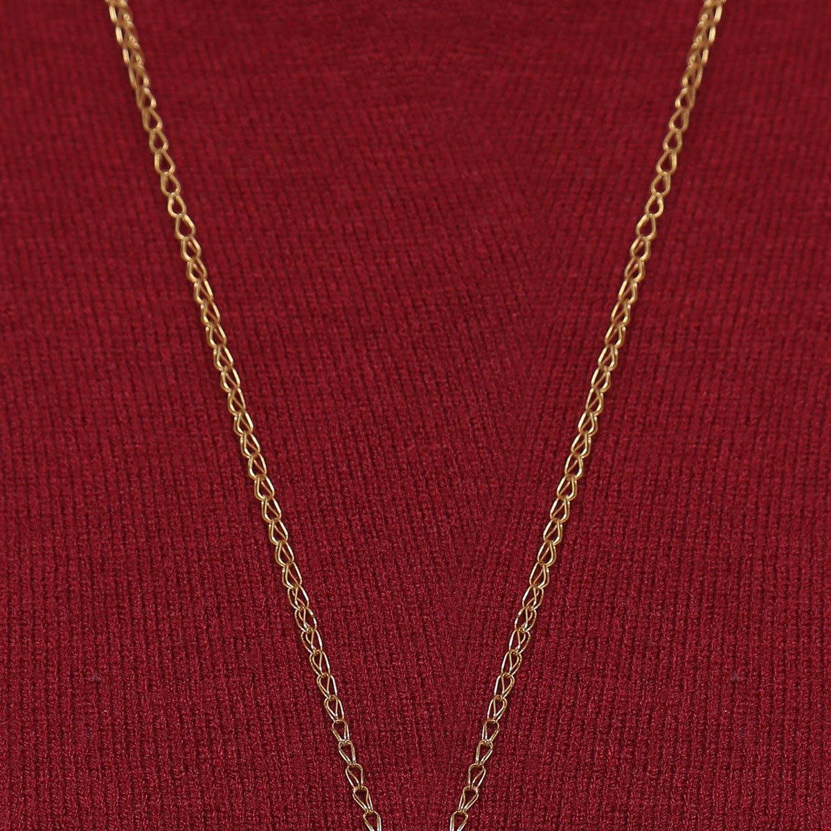 Gold Plated Pendant Necklace | Drop Chain Locket