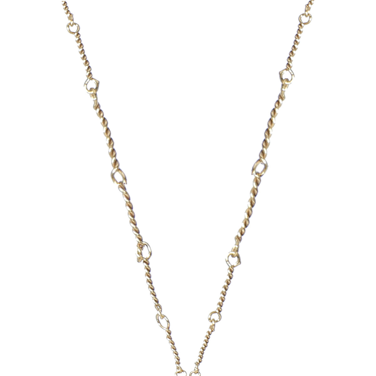 Rough Agate Stone Pendant | Gold Plated Chain Locket