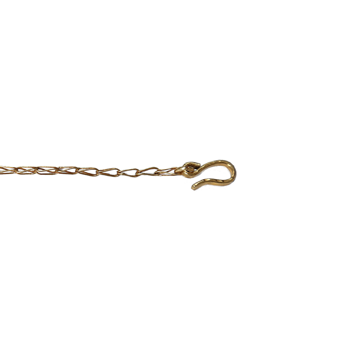 Turkmen Brass Chain Bracelet | Gold Plated Bar Bracelet 