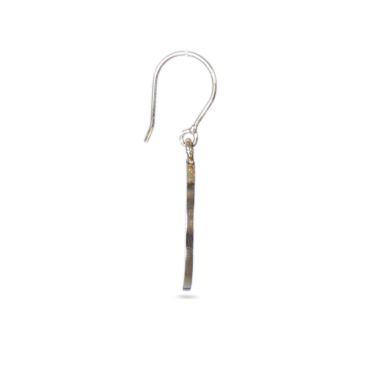 Lapis Stone Body Figure Earrings | Gold Plated Wire-Hook Earrings