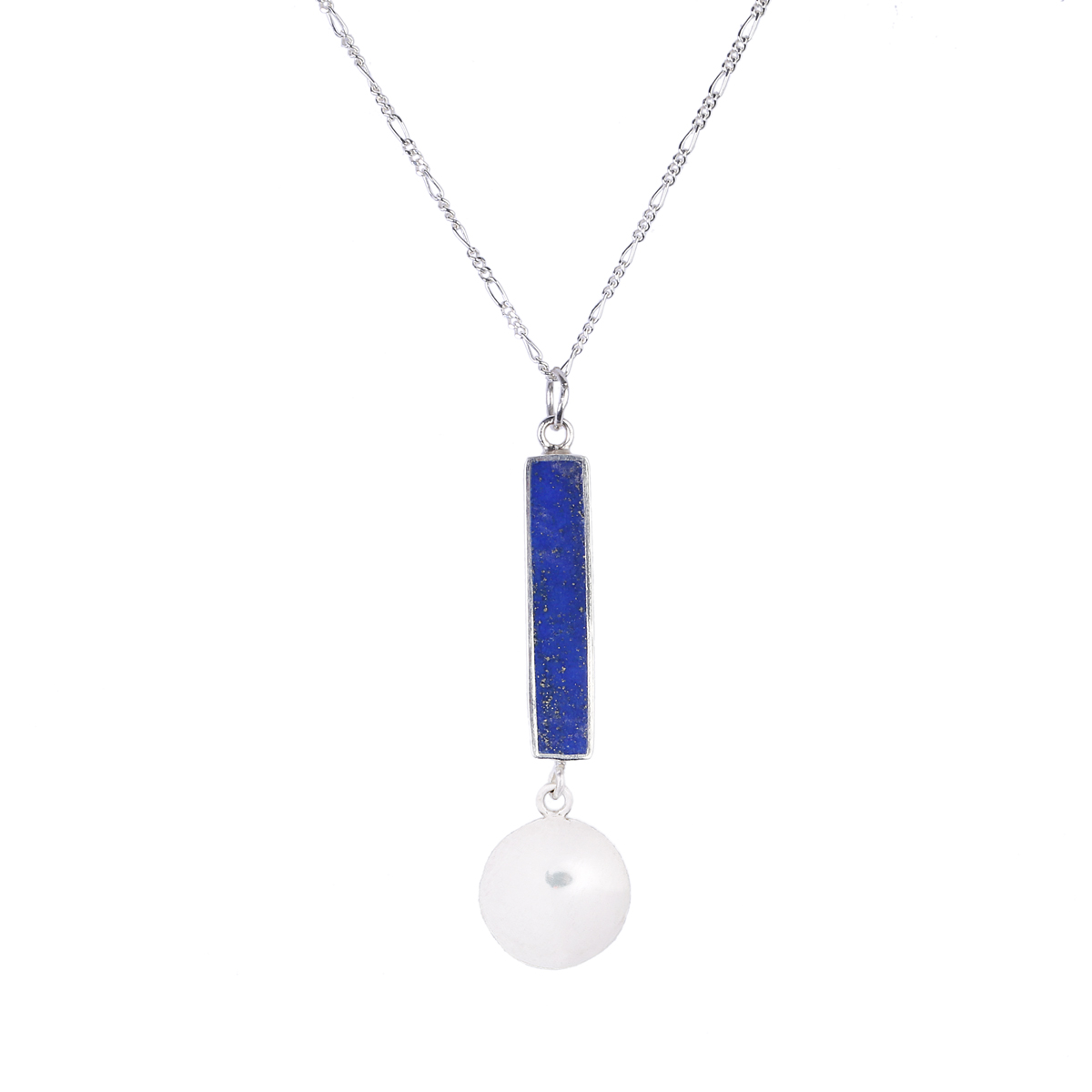 Lapis Lazuli Stone Jewelry Set | Rectangle Pendant, Earrings & Ring
