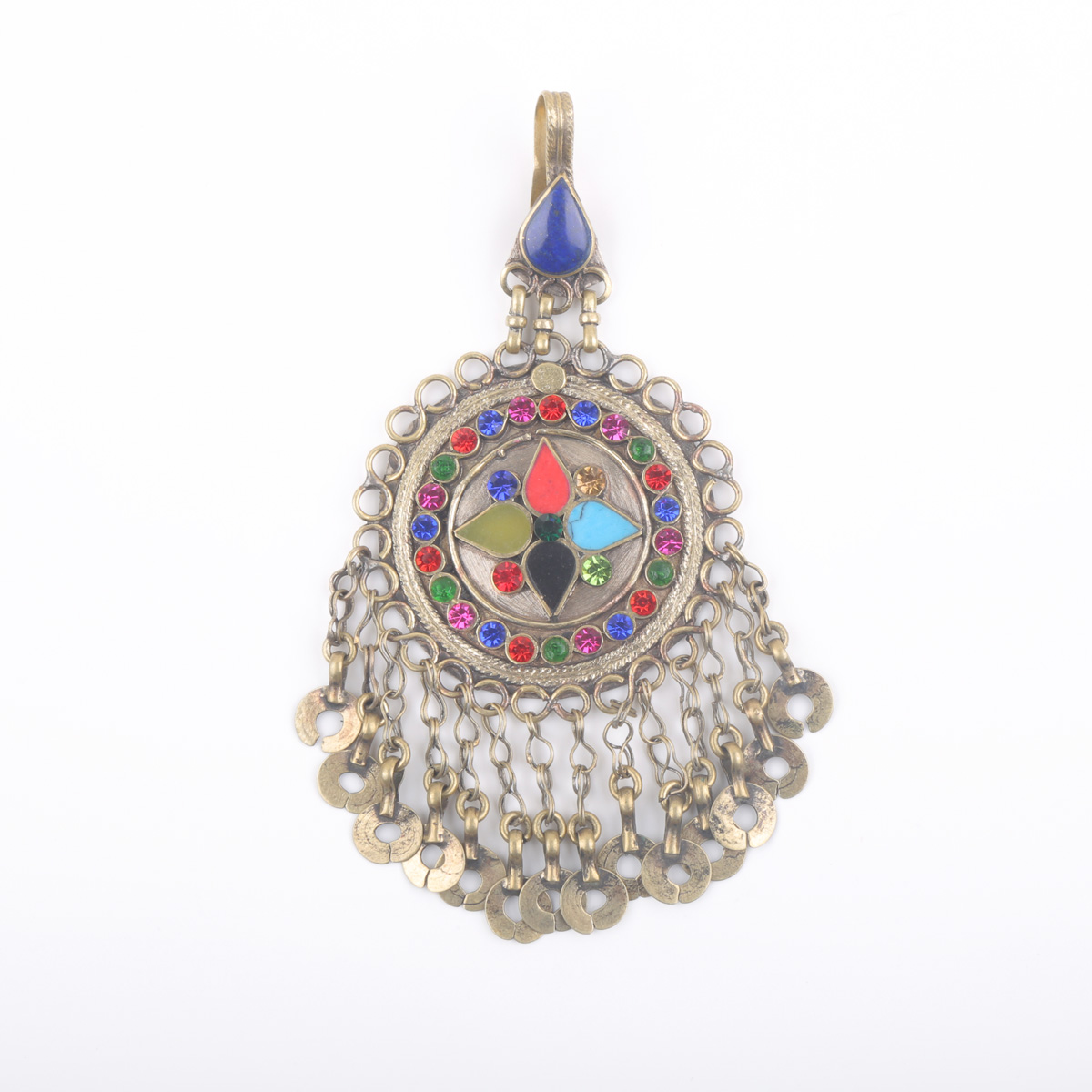Agate Plastron Set | Traditional Silver Set