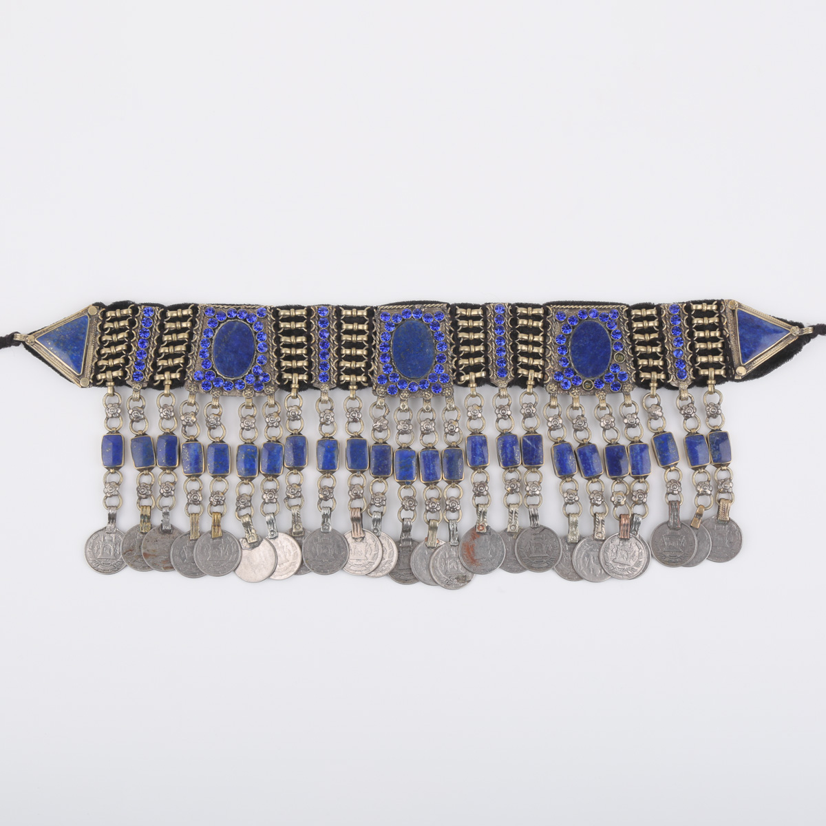 Lapis Lazuli Choker Set | Traditional Bridal Choker Set